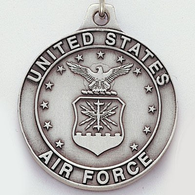 United States Air Force Sculptured Genuine Pewter Key Chain-Key Chain-Schoppy's Since 1921