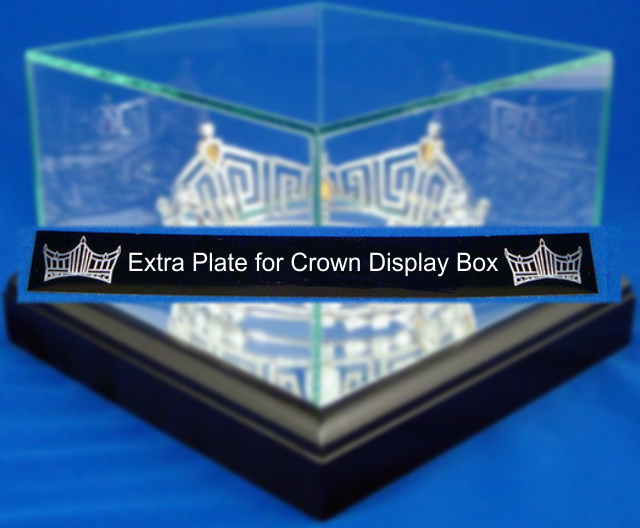 Extra Plate for Crown Display Box-Display Case-Schoppy&