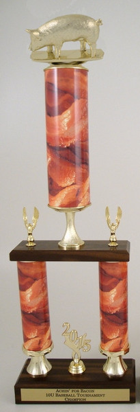 Bacon Trophy on Two Column-Trophy-Schoppy&