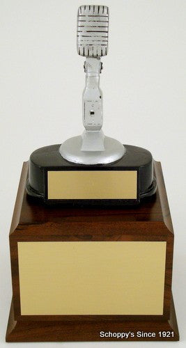 Vintage Microphone Resin Trophy-Trophies-Schoppy&