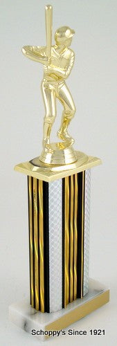 Wide Column Baseball Trophy-Trophies-Schoppy&