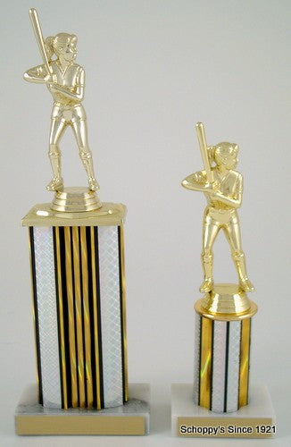 Wide Column Softball Trophy-Trophies-Schoppy&