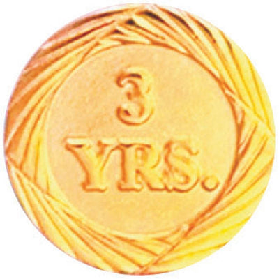 Years of Service Pin - Three Years-Pin-Schoppy's Since 1921
