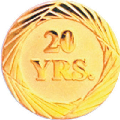 Years of Service Pin - Twenty Years-Pin-Schoppy's Since 1921