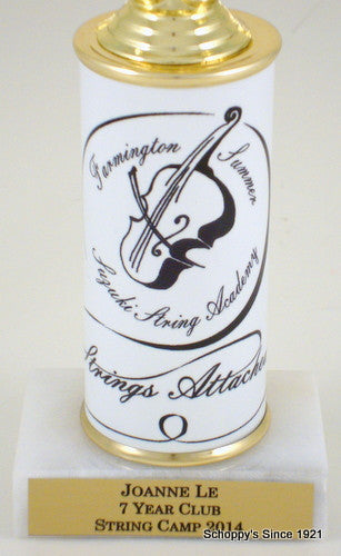 Your Logo Music Original Metal Roll Column Trophy Set-Trophies-Schoppy&