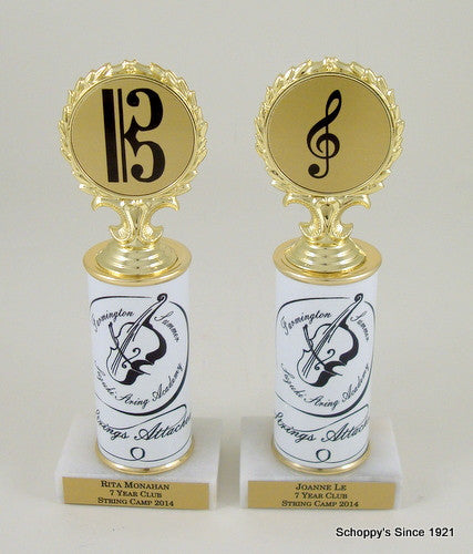 Your Logo Music Original Metal Roll Column Trophy Set-Trophies-Schoppy&