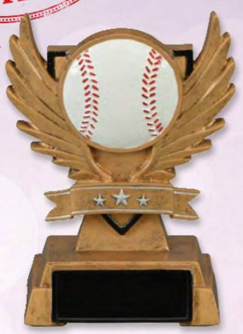 Winged Victory Baseball Resin-Trophy-Schoppy's Since 1921