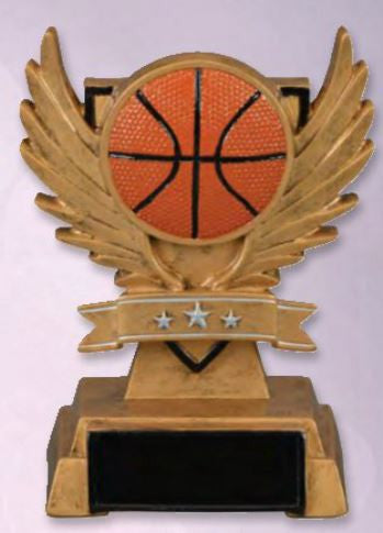 Winged Victory Basketball Resin-Trophy-Schoppy&
