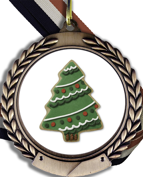 Christmas Cookie Logo Medal-Medals-Schoppy&