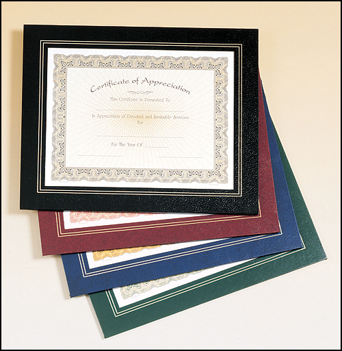 Leatherette Frame Certificate Holder-Plaque-Schoppy&