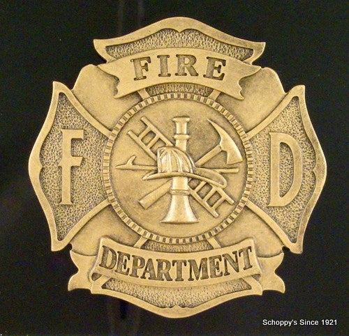 Fire Department Plaque 9" x 12"-Plaque-Schoppy&