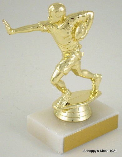 Flag Football Trophy On Marble Base-Trophies-Schoppy&