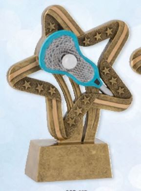 Lacrosse Stars And Stripes Resin Trophy-Resin-Schoppy's Since 1921