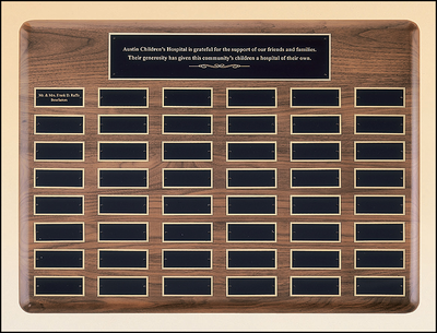 Perpetual Plaque With Extra Large Individual Plates-Plaque-Schoppy's Since 1921