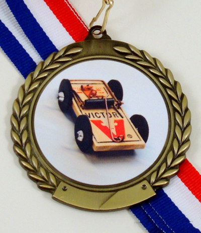 Mouse Trap Racing Logo Medal-Medals-Schoppy's Since 1921