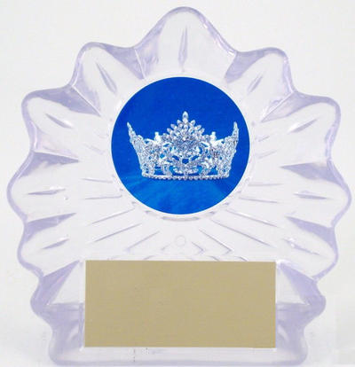 Pageant Logo on Lg. Shell Acrylic-Trophies-Schoppy's Since 1921