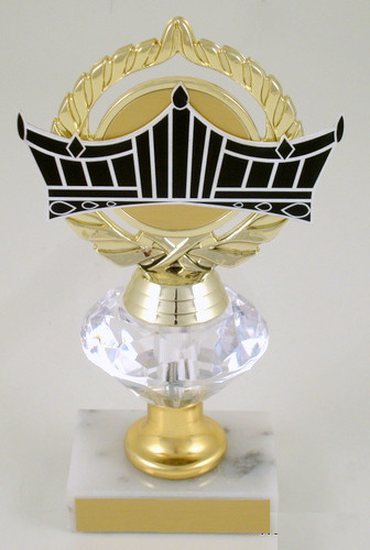 Vector Crown Diamond Riser Trophy Medium-Trophies-Schoppy's Since 1921