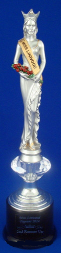 Pageant Trophy Medium-Trophies-Schoppy's Since 1921