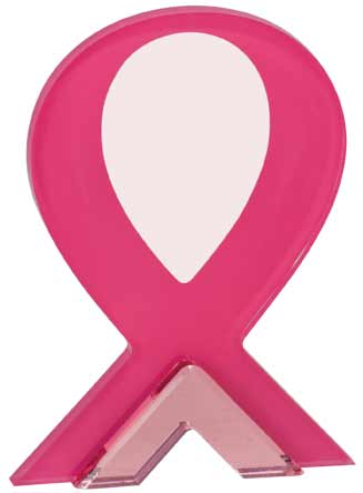 Pink Ribbon Standup Acrylic - Schoppy's Since 1921