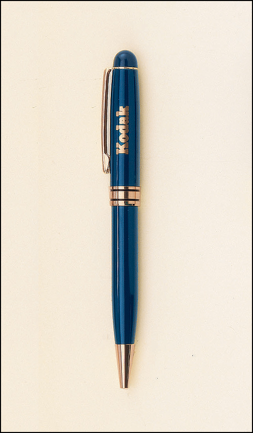 Euro Pen - Blue with Gold Accents PS5664-BL-Pen-Schoppy&