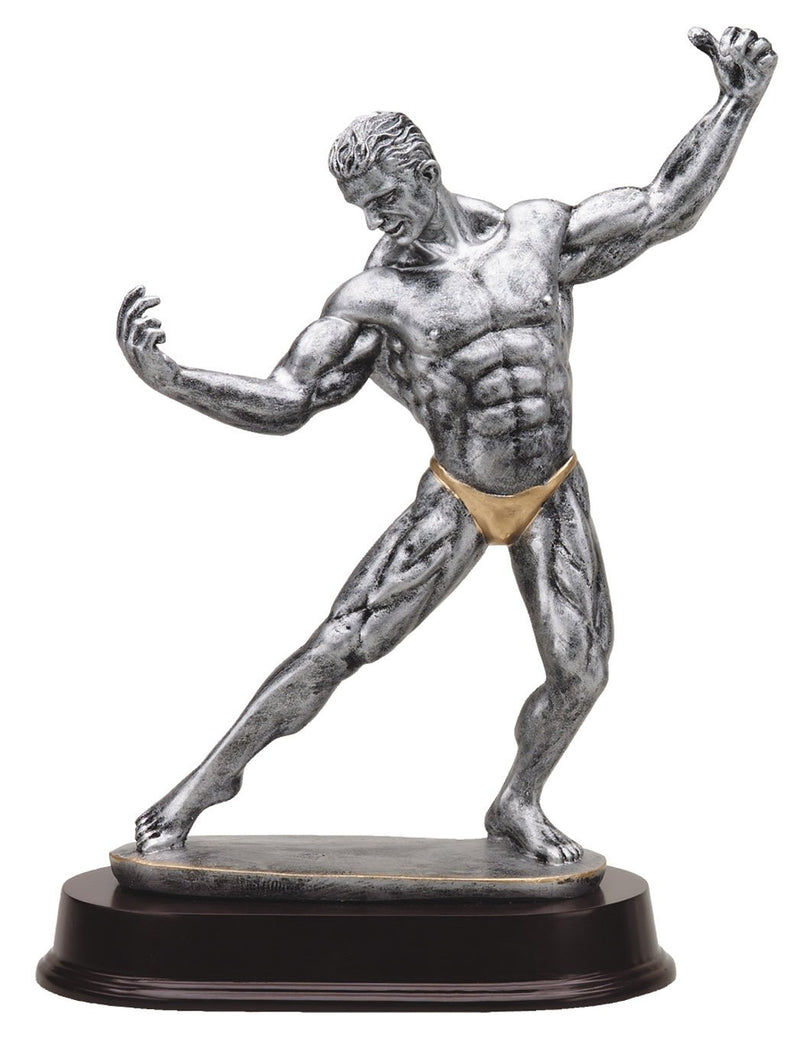 Front Double Bicep Pose Bodybuilding Trophy-Trophy-Schoppy&