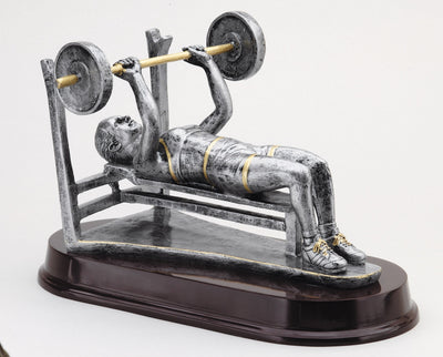 Bench Press Weightlifting Award-Trophy-Schoppy's Since 1921