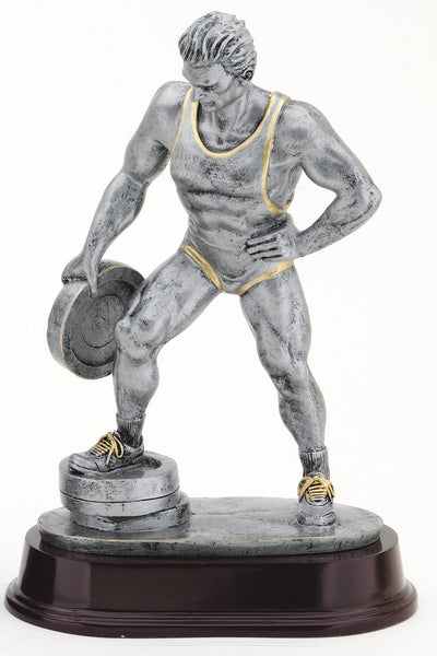 Male Plate Lifting Weightlifting Award-Trophy-Schoppy's Since 1921