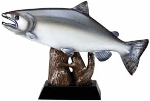 Salmon Resin Trophy - Schoppy's Since 1921