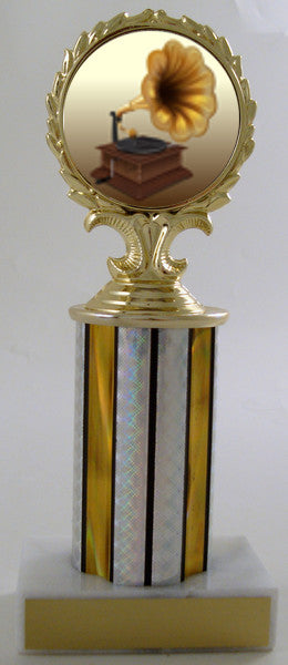 Gramophone Logo Column Trophy-Trophy-Schoppy's Since 1921