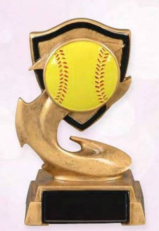 Softball Electric Flames Trophy-Trophy-Schoppy&