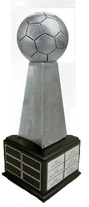 Soccer Championship Large Resin On Perpetual Base-Trophy-Schoppy&