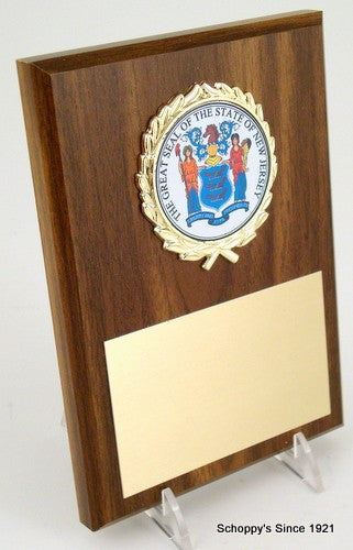 The Great Seal of New Jersey 5x7 Plaque-Plaque-Schoppy&