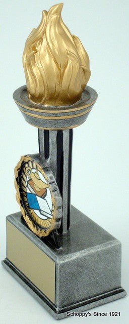 Victory Torch Trophy with Lamp of Learning Mylar - Schoppy's Since 1921